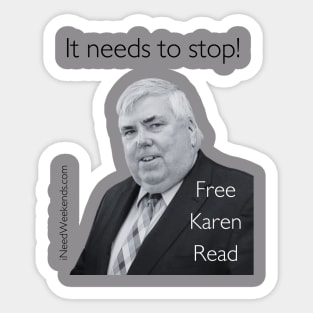 It Needs to Stop! Sticker
